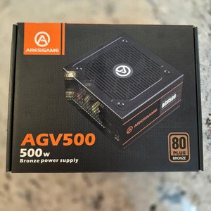 AGV Series 500W Netzteil, 80 Plus Bronze zertifiziert, nicht modulares Netzteil - Bild 1 von 4