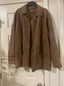 Turnbury Ziegenleder M braun Jacke Herren gefüttert Knopfleiste Wintermantel - Bild 1 von 13