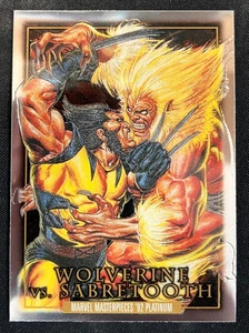 2024 Marvel Masterpieces '92 Wolverine vs Sabretooth BS-3 Battle Spectrum AA - Imagen 1 de 2