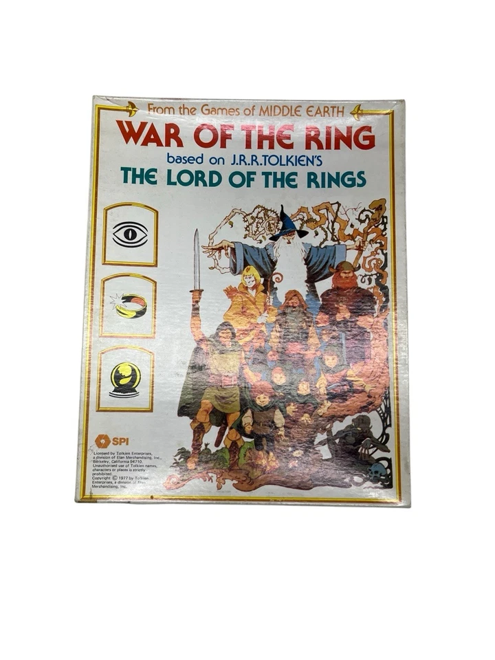 War of the Ring - SPI 1790 - Vintage Lord of the Rings  Board Game 1977 - Image 1 of 4