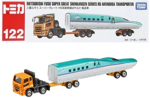 Takara Tomy "Tomica Long Type Tomica No.122 Mitsubishi Fuso Super Great H5 Serie - Picture 1 of 4