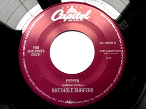 BUTTHOLE SURFERS - PEPPER  - JUKEBOX ONLY  - NM 45 RPM RECORD - Picture 1 of 6