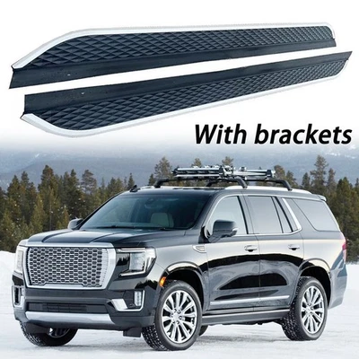 Aluminium Running Board Side Steps Pedal Nerf Bar Fits for GMC Yukon 2021-2025 - Image 1 of 4