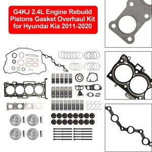 Kit de revisión de junta de pistones de reconstrucción de motor G4KJ 2,4 L para HYUNDAI KIA 2011-2020 - Imagen 1 de 13