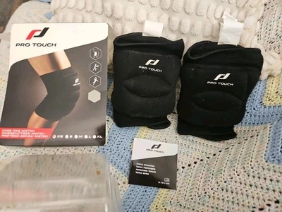 👍Pro Touch Knieschützer Match XS schwarz Knee Pad Match😁Gr. XS in Originalverp - Bild 1 von 4