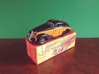 Rare 1930's Schuco 5000 Radio Tin Wind-up Maybach Tinplate w/ Box - Image 1 of 4