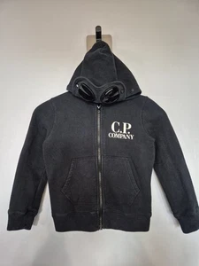 CP Company Juniors Goggle Lens Hoodie - Size: 6 Years - Black - Picture 1 of 8