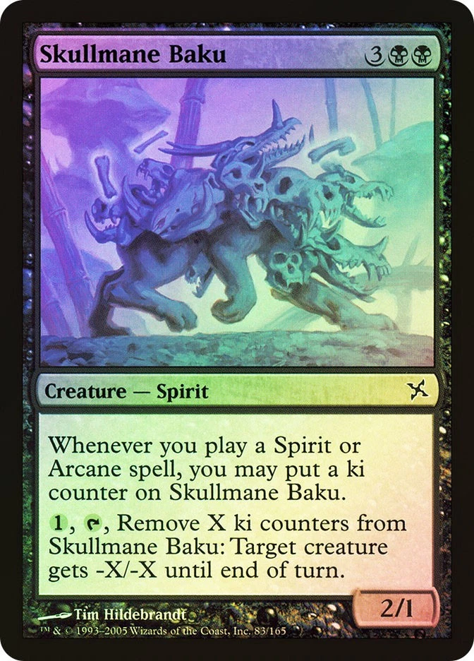 MTG FOIL Skullmane Baku  - Betrayers of Kamigawa #083 - Image 1 of 1