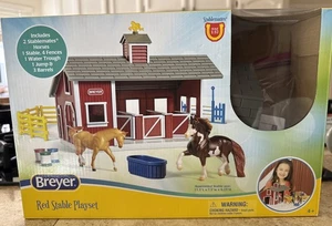 Breyer Stablemates #59197 rot Stallset! - Bild 1 von 7