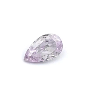 0.09 Ct Natural Light Color Pink Diamond Pear GIA Certified Rare Jewelry - Picture 1 of 7