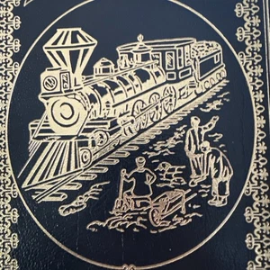 2000 Easton Press Signed Nothing Like It In The World Stephen Ambrose Trains RR - Picture 1 of 8