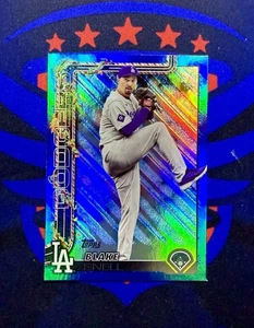 2025 Topps Holiday Azul Metálico Brillo Blake Snell Color Match Dodgers - Imagen 1 de 2