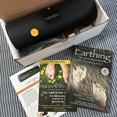 8 in 1 Earthing Meditation Yoga Mat Grounding Band Cord Natural Body Healing - Image 1 of 4