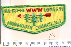 NA-TSI-HI LODGE 71 F6 FLAP NEW JERSEY OA MINT BSA - Bild 1 von 1