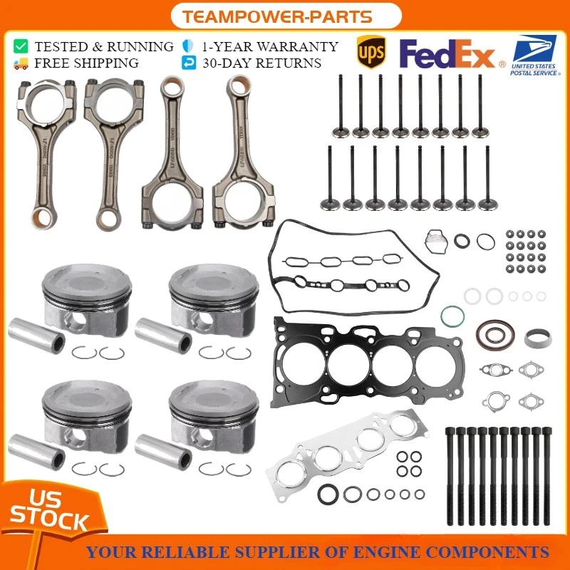 2AZFE Overhaul Engine Rebuild Kit For 2002-2009 Toyota Camry Highlander 2.4L — 第 1/4 张图片