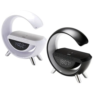 Vibes 3-in-1 Bluetooth Lautsprecher mit LED-Licht, Wecker & kabellosem Ladegerät - Bild 1 von 11