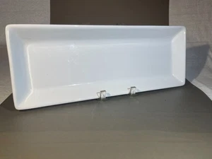 Pampered Chef Simple Additions White Rectangle Tray 15.75" x 5 7/8" (795) - Picture 1 of 3