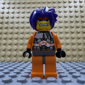 LEGO Exo-Force: Ryo (Silver Armor, Purple Hair) Minifigure 8118