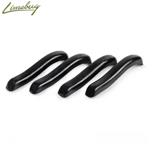 Classic Flat 4 Blade Bumper Overrider Rubber Guard Protectors Set of 4 VW - Picture 1 of 2