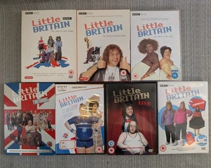Little Britain Complete Series 1,2,3 / Abroad / DVD Game / Live Collection BBC - Picture 1 of 2
