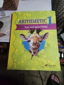 Abeka Grade 1 Arithmatic 1 Tests And Speed Drills - Picture 1 of 6