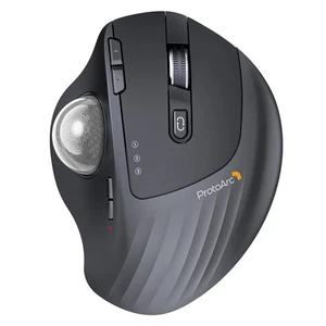 Wireless Trackball Mouse, EM01 NL Ergonomic Bluetooth Rollerball Thumb Rechar... - Picture 1 of 7