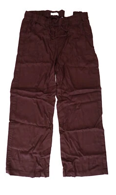 Pantalones para mujer Coldwater Creek calce natural marrón pierna ancha talla PS/P8 Foto 1 de 2