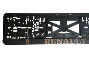 3D Renault European Euro License Number Plate Holder Frame German Car Tag 1PC - Picture 1 of 3
