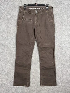 Dovetail Workwear Day Construct Pants Women's 10/32 (Fits 32x30) Brown Utility - Picture 1 of 10