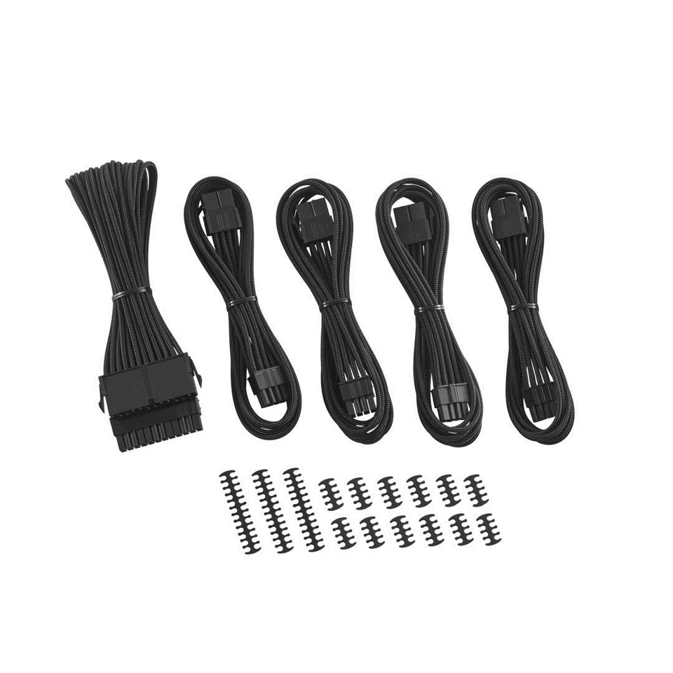 716894299689 CableMod Classic ModMesh Cable Extension Kit - 8+8 Series - schwarz - Bild 1 von 1