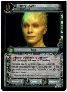 STAR TREK CCG 2E WHAT YOU LEAVE BEHIND RARE CARD BORG QUEEN 14R66 ex - Picture 1 of 1
