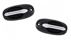 Front L & R Outside Door CHROME TRIM Handle for 2002-2005 Kia Sedona / Carnival - Picture 1 of 2