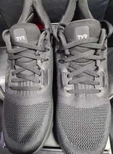 TYR Techknit RNR-1 Unisex Running Black Trainers Size UK9 / EU 43 1/3 - NEW - Picture 1 of 9