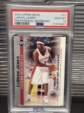 2003 Upper Deck Lebron James Phenomenal Beginning #17 PSA 10