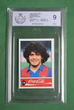 PGS 9 Fußball Coca Cola 1984 Diego Maradona FC Barcelona Argentinien #79 no PSA