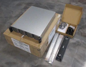 NEW PROMISE VTRAK E310S 2U 12-BAY DUAL CONTROLLER SAS TO SAS RAID6 SUBSYSTEM - Picture 1 of 7