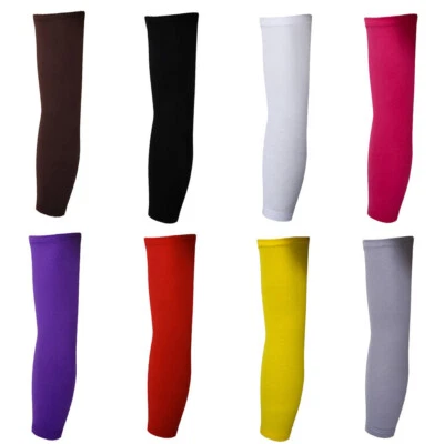 Mens Summer Sunscreen Cooling Cycling Arm Sleeves Fishing Sun Sleeves US Stock