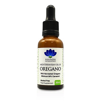 INNOVATIVE NATUROPATHICS 30ml Pure Wild Oregano Oil 84% High Strength Carvacrol 100% Natural