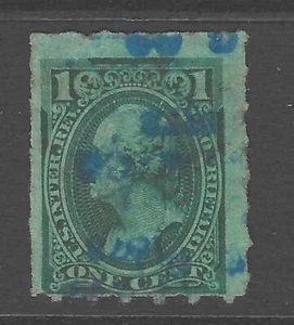 Bigjake: RB-11c, 1 cent Proprietary, Rouletted 6 - Picture 1 of 2