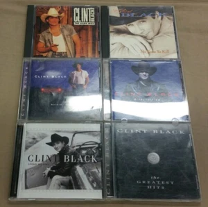 Clint Black 6 CD Lot D'lectrified Nothin But The Taillights No Time To Kill Hits - Picture 1 of 2