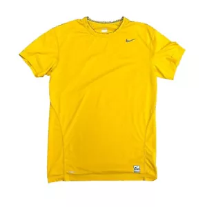 Nike Boys Dri-Fit Yellow Short Sleeve T-Shirt Size 3 XL - Picture 1 of 9