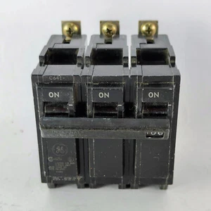 GE General Electric THQB32100 100 Amp 240V 3P Bolt-On 100A Circuit Breaker THQB - Picture 1 of 5