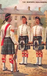 Raphael Tuck # 9885 Harry Payne "The Seaforth Highlanders" In Drill order PC - Picture 1 of 1