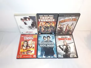 6 Action Horror Comedy Movies DVD Bundle Tropic Thunder, Evil Dead 2, Zombieland - Picture 1 of 14