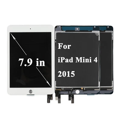 For iPad Mini 4 2015 7.9in LCD Display Screen Replacement Touch Digitizer White - Image 1 of 4
