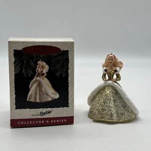 Hallmark Holiday Barbie 1994 Keepsake Ornament White & Gold 2nd in Series - Picture 1 of 2