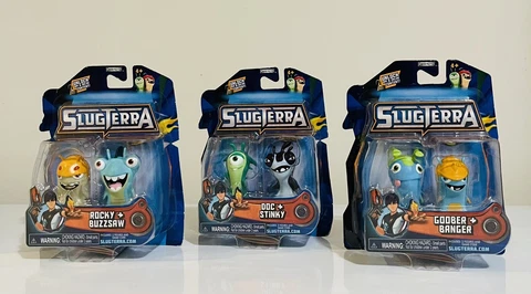 SLUGTERRA Mini Figure 2-Pack LOT of 3 Cover
