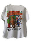Rare 90S Scoobie Johnson Humor Weed Front And Back Print Single Stitch L Tshirt