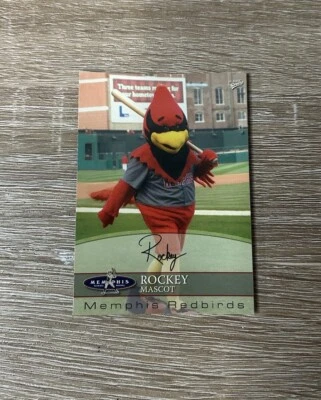 Rockey Redbird Mascot 2008 MultiAd Sports Memphis Redbirds #35 Team Set Card - Image 1 of 2