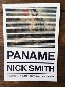 Nick Smith PANAME Ausstellung Show Card unsigniert - Bild 1 von 5